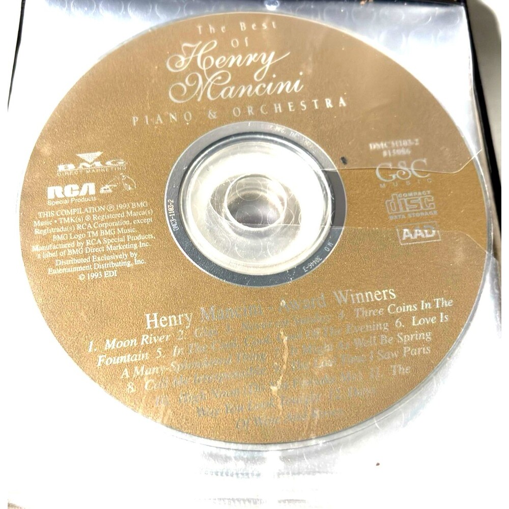 Lot Of 21 CD’s With Case HENRY MANCINI JIM CROCE NAT KING COLE AND OTHERS - Picture 2 of 7